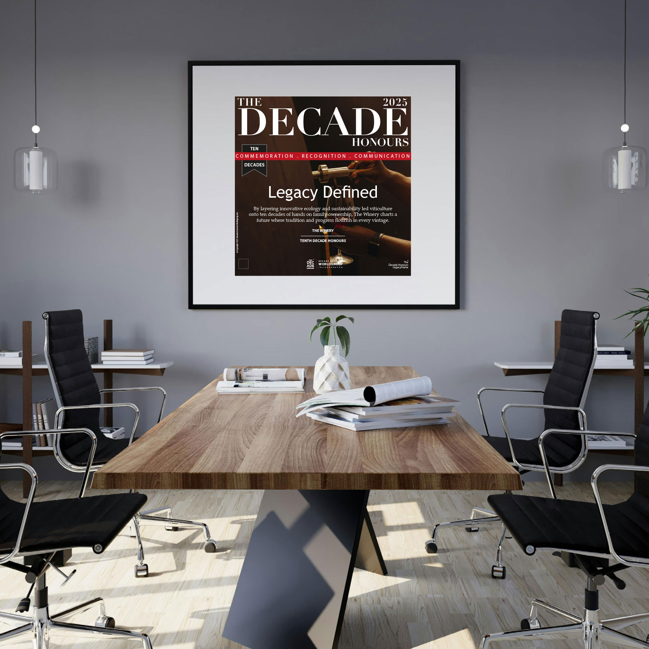The Decade Honours LegacyFrame portfolio showcase